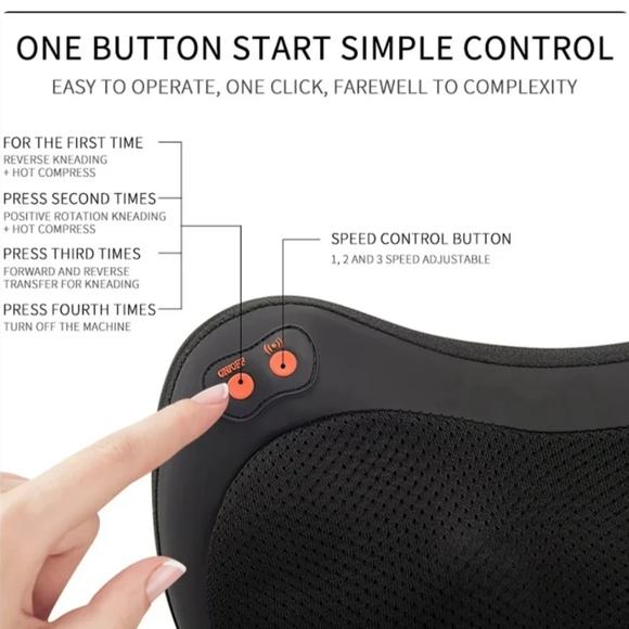Papillon Blanc Black Massage Device - Picture 1 of 6